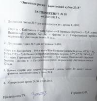 Дистанция гонки №5