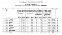 Результаты по итогам 4 гонок