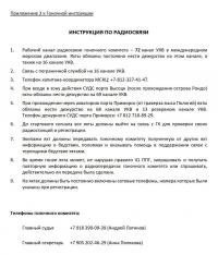 Инструкция по радиосвязи
